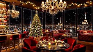 Relaxing Christmas Jazz Music in Cozy Bar Ambience ~ Sweet Jazz Saxophone Music for Happy Mood