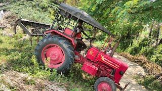 Mahindra 415 di tractor goes to 9point cultivator performance in solam land @Mohantractorslife