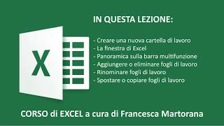 EXCEL tutorial 1: Le basi di Excel