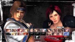 Dead Or Alive 5 - Match 1 - SasukeUzumaki (1P) Vs Herman (2P) (HD)