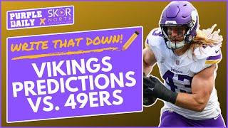 Minnesota Vikings predictions vs. 49ers: Andrew Van Ginkel, Justin Jefferson and more