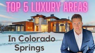 Top 5 Luxury Neighborhoods in Colorado Springs, featuring Cathedral Pines in Black Forest.