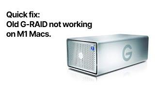 Using Old G-RAID With A New Mac - Here's How To Make It Work