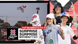 GUI KHURY, DAVID RINALDO MAKE HISTORY & MORE + Top Moments #10 - #6 | X Games California 2023