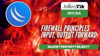 Full MikroTik MTCNA -  Firewall Principles (Forward,Input,Output)