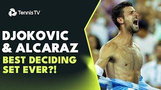 Best Deciding Set Ever?! Alcaraz vs Djokovic INSANE Final Set  | Cincinnati 2023 Final Highlights