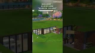 Build a Sunken Basement House. Sims 4. #shorts #thesims #sims4