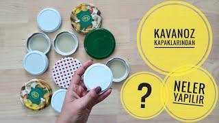 ESKİ KAVANOZ KAPAKLARINDAN ÇOK KOLAY GERİ DÖNÜŞÜM FİKİRLERİ / RECYCLE FROM JAR LID