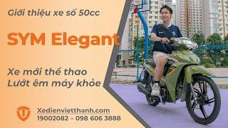 Xe Máy Thể Thao, Nam Tính - SYM Elegant Sport 50cc - Màu mới cực đẹp, lướt êm máy khỏe