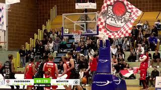 Recap: Gartenzaun24 Baskets Paderborn vs. Uni Baskets Münster | Zusammenfassung