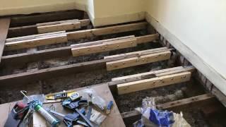 Sistering  floor joists