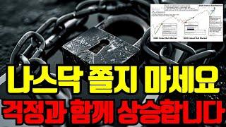  나스닥 쫄 필요 하나도 없습니다. 항상 불안을 등에 업고 결국 상승합니다.