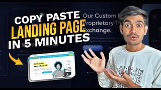 Build Professional Landing Pages in Minutes - The Copy-Paste Secret Digital Products