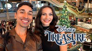 Christmas Eve On A Disney Cruise Ship! Disney Treasure Maiden Voyage | Worlds Of Marvel Groot Remix