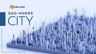 Blender Tutorial - Geometry Nodes Procedural City