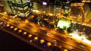 Cityscape at Night Drone Video| Without Copyright| #drone