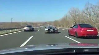 Koenigsegg CCX vs Nissan gtr R35 rolling in turkey