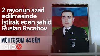 80 nəfərlik qüvvə ilə 2 rayonun azad edilməsində iştirak edən şəhid Ruslan Rəcəbov - Möhtəşəm 44 gün