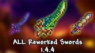 ALL Reworked Swords in Terraria 1.4.4 (Labor of Love Update)