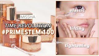 Elastic Care with Missha's Time Revolution Primestem 100 line / How to massage / tips