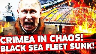 ️ URGENT: CRIMEA BURNS! UKRAINE STRIKES WITH 200 DRONES – BLACK SEA FLEET DESTROYED! | DASHA