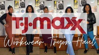 TJ Maxx Workwear Tryon Haul Fall Outfits  | Stylish Office Outfits for Teachers & Women Over 40