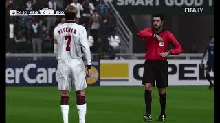 France '98 England v Argentina Gameplay / PES 2021 / Classic Looks / Global PES '98 Patch