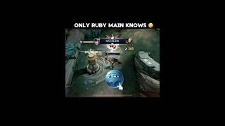 Never trust low health Ruby  #mlbb #mobilelegends #ruby #yin #yinkun
