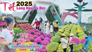 Làng hoa sa đéc 2025 lộ hàng mới độc lạ giá rẻ cạnh tranh tết Ất Tỵ nhiều người về xem