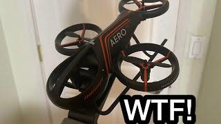 Most Futuristic Drone From WALMART! Sharper Image Aero Drone Review+Flight!