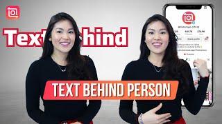 Text and Overlay Behind Person Video Effect Editing Tutorial | InShot Editing Tutorial