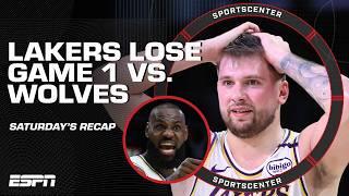 'LeBron James has to SHOW UP' - Stephen A. ️ RECAP of Saturday's Round 1 games | SportsCenter