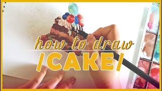 [speedpaint] HOW TO DRAW CHOCOLATE CAKE | Sò Kimura