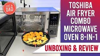 TOSHIBA Air Fryer Combo Microwave Oven ML2-EC10SA(BS) UNBOXING & REVIEW