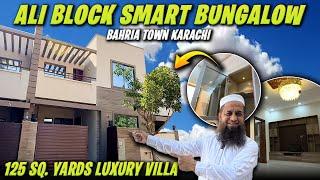 125 Square Yards smart House Bahria Town Karachi Ali Block - smart House for Sale Bahira Town