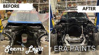 Engine Swapping Our 135i Time Attack Car - Painting the Engine Bay with ERA Paints! - Episode 11