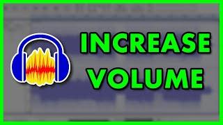 How to Increase Sound in Audacity | Amplify Audio in Audacity