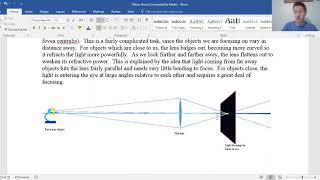 Physical Science Unit 6 General Optics and Image Formation for Convex Lens