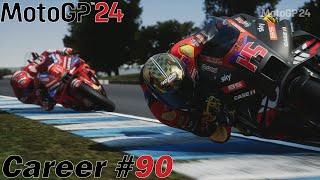 MotoGP 24 | Career Pt 90: Under Pressure From Quartararo!!!