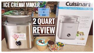 Review Cuisinart Ice Cream Maker 2 Quart ICE30