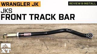 Jeep Wrangler JK JKS Manufacturing Heavy Duty Adjustable Front Track Bar Review & Install