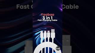 Never Get Tangled Again with Yoobao 3-in-1 Cable