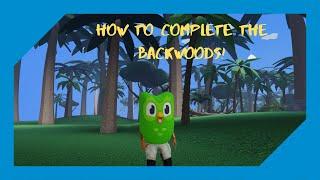 How to complete level "The BackWoods" (ROBLOX: Shrek In The Backrooms) Tutorial #5