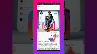 How To Create 3D Ai Social Media Image On Instagram | trending Social Media Profile