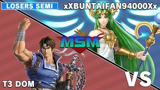 Offline MSM 242 - CG UCI | T3 Dom (Richter) VS xXBuntaiFan94000Xx (Palutena/Wolf) Losers Semis