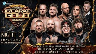 HIGH STAKES, HIGH RISK, TLC bei wXw 16 Carat Gold 2025 - Night 2 (Trailer)