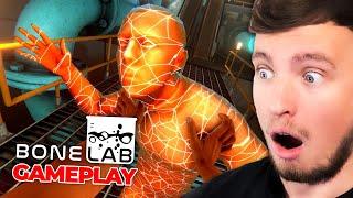 VR YouTubers React To Bonelab Gameplay (The Best VR Game?)