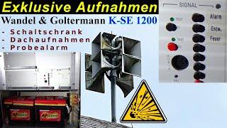 Die Sirene der "Todesfabrik"  | Schaltschrank, Probealarm u.v.m. | Wandel & Goltermann K-SE 1200