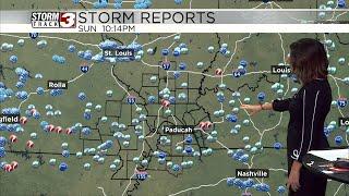 Weather and damage reports all over region from Sunday storms