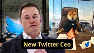 Elon Musk’s dog Floki poses as new Twitter CEO !